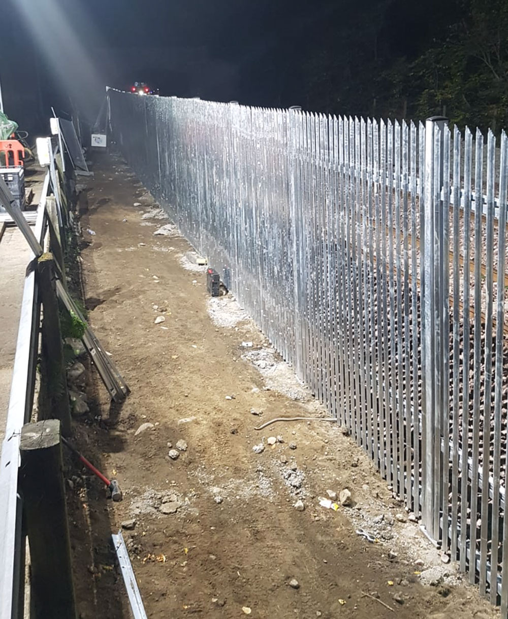 Railway stock fencing Security Scotland