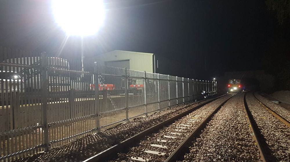 Supply and installation of railway specification fencing HEP21 Inverurie