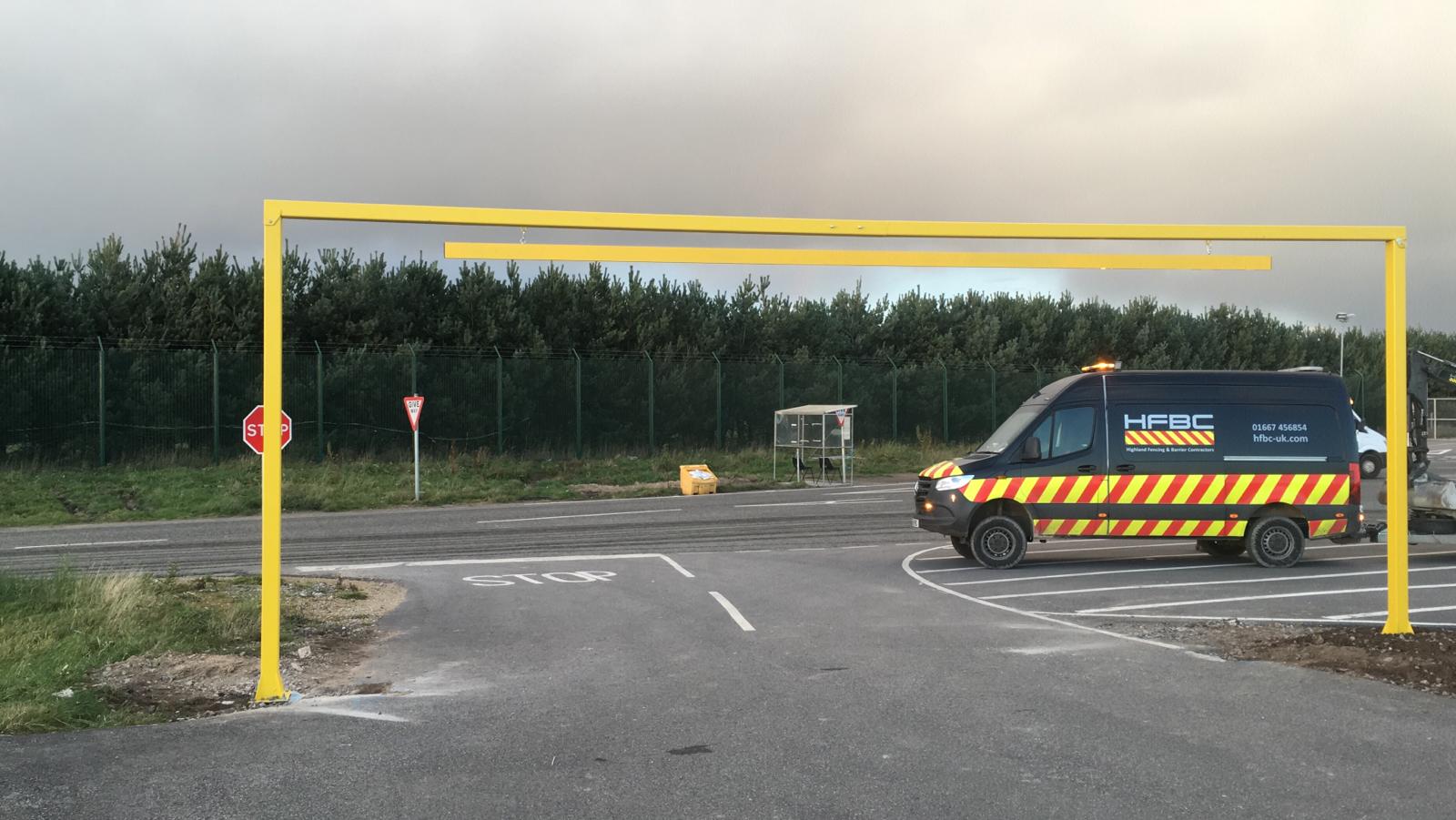 height reduced barrier installation scotland