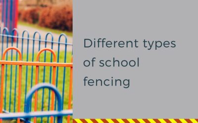 The main different types of school fencing