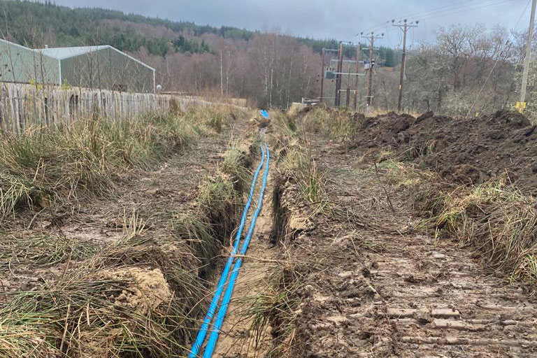 trenching groundworks scotland