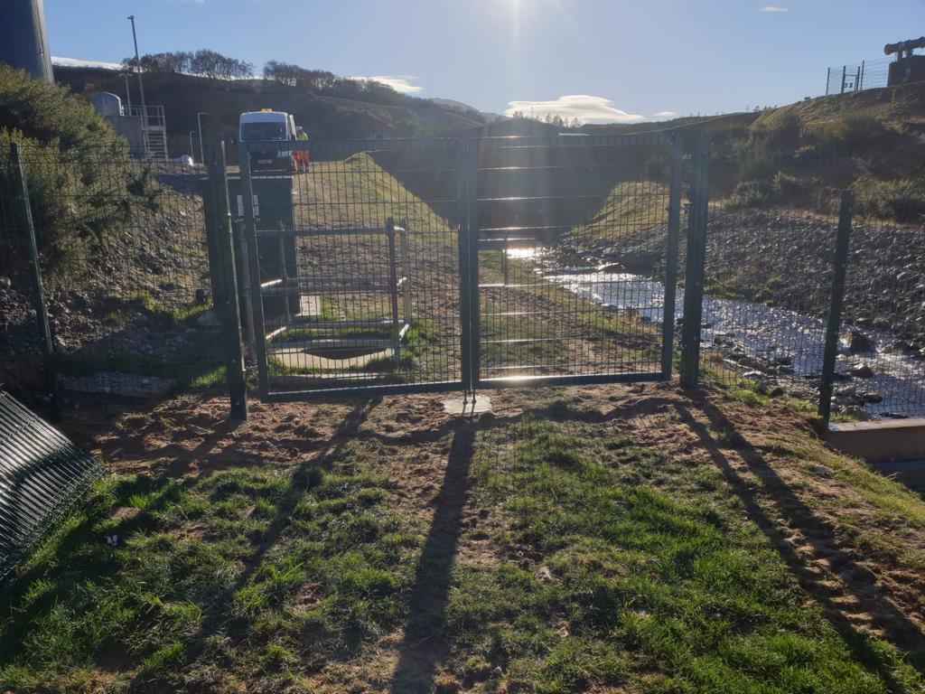 Fencing Installation in Scotland Marine Harvest Kyleakin