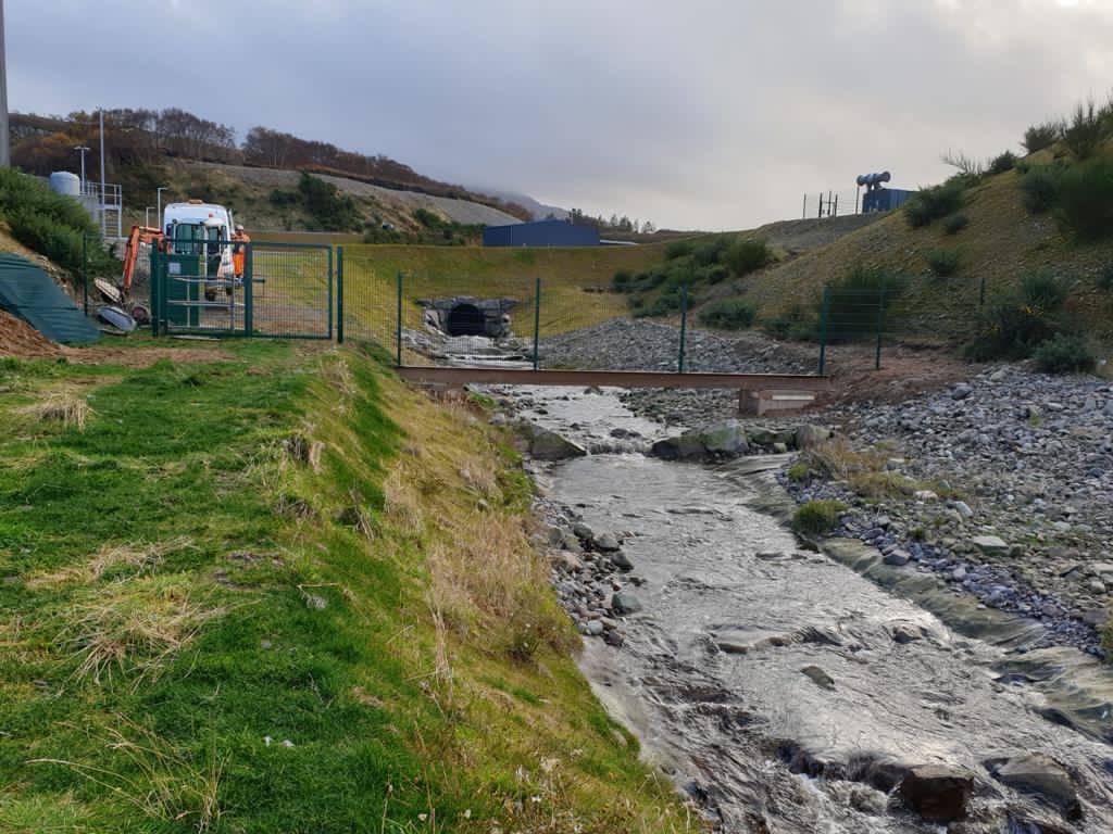 Mesh Panel Fencing in Scotland Marine Harvest Kyleakin