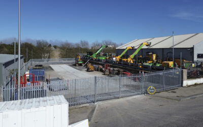 Sunbelt Rentals Yard Security Fencing