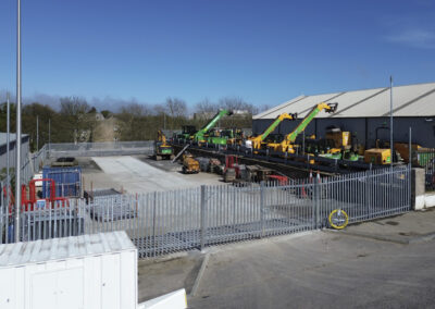 Sunbelt Rentals Yard Security Fencing