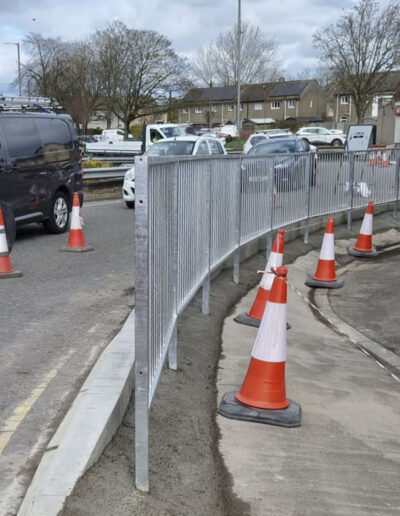 VRS Barrier Upgrade Borestone Roundabout Stirling