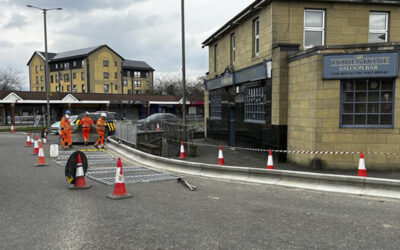 VRS Barrier Upgrade Borestone Roundabout Stirling