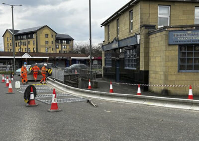 VRS Barrier Upgrade Borestone Roundabout Stirling