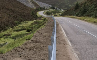 VRS Barrier upgrade Lecht Brae, Strathdon, Aberdeen