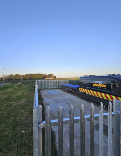 Palisade Fencing for Banff Road Keith