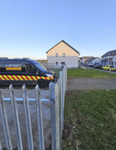 Palisade Fencing for Banff Road Keith
