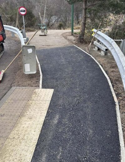 Kincraig VRS Safety Barrier and Footpath