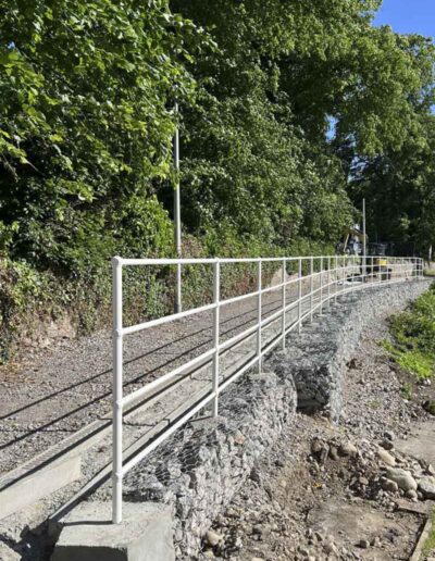 Riverside Handrail Pedestrian Guardrail and Fencing