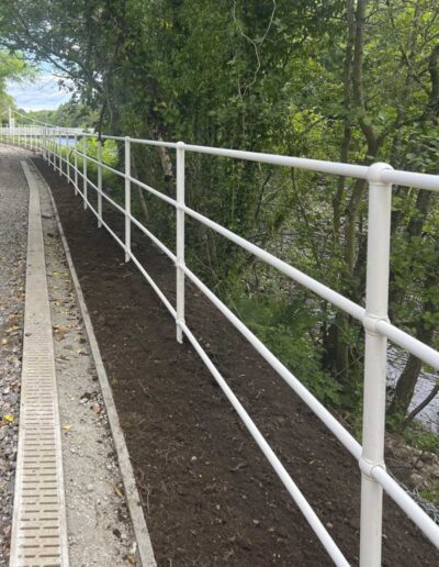 Riverside Handrail Pedestrian Guardrail and Fencing
