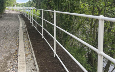 Riverside Handrail, Pedestrian Guardrail and Fencing