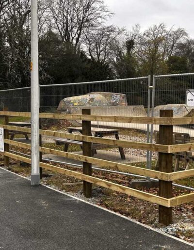 Riverside Handrail Pedestrian Guardrail and Fencing