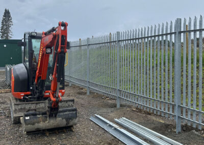 Palisade Fencing for Auchteraw Battery Energy Storage System