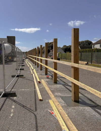 Nairn Academy Hoarding and Security Fencing