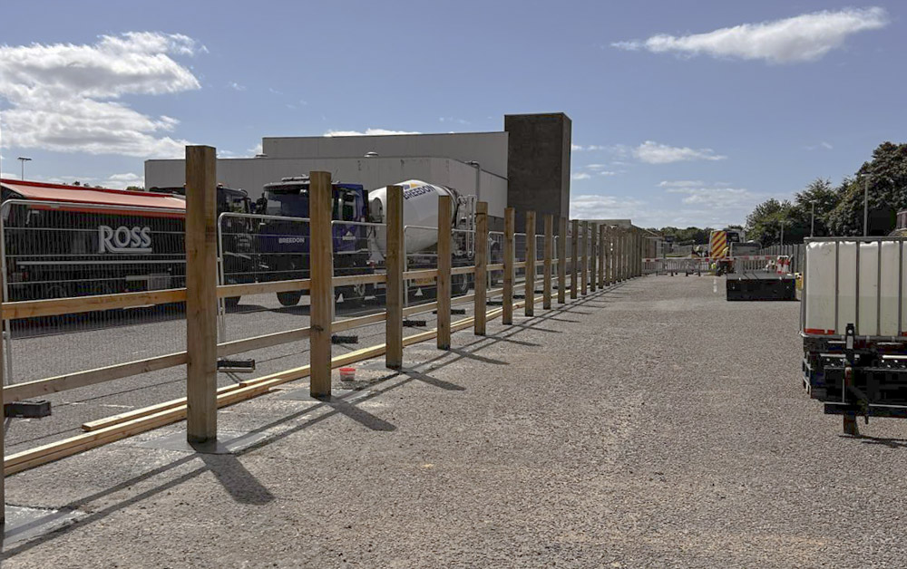 Nairn Academy Hoarding and Security Fencing