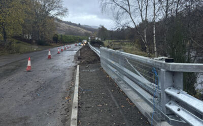 A831 Polmaily Bridge Parapet and Barrier Installation