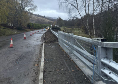 A831 Polmaily Bridge Parapet and Barrier Installation