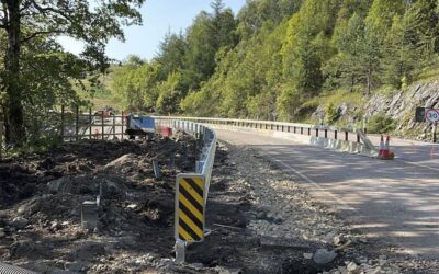 A82 Glen Gloy Vehicle Restraint System