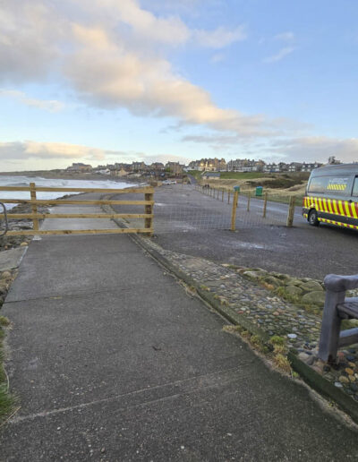 Lossiemouth West Beach Safety Fencing