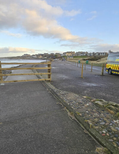 Lossiemouth West Beach Safety Fencing