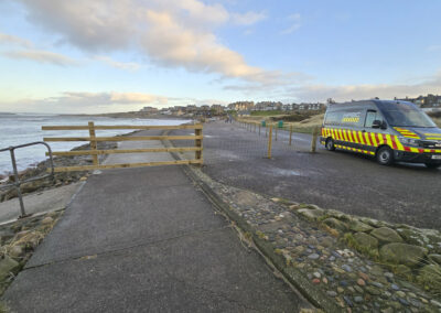 Lossiemouth Beach Front Safety Fencing