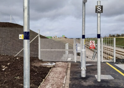 Inverness Airport Dalcross Station Fencing