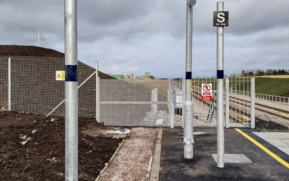 Inverness Airport Dalcross Station Fencing