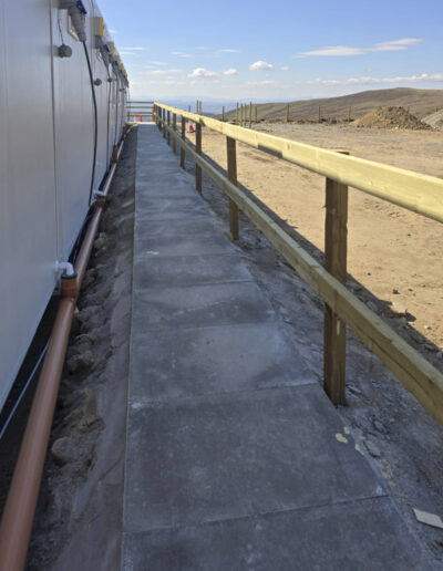 Aberarder Wind Farm Temporary Post and Rail Fence