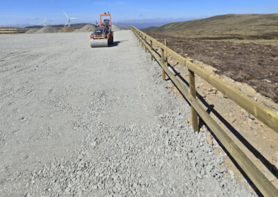 Aberarder Wind Farm Temporary Post and Rail Fence