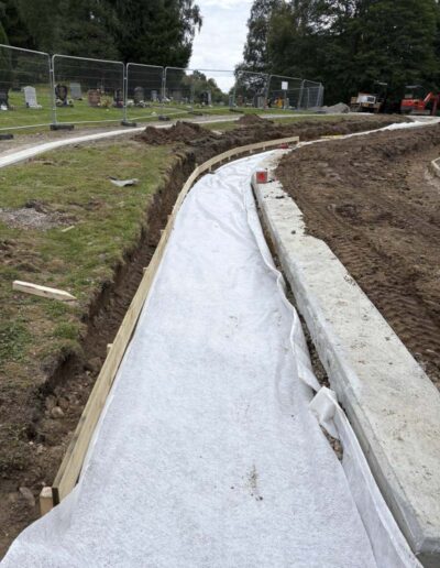 Blarour Cemetery Extension Groundworks