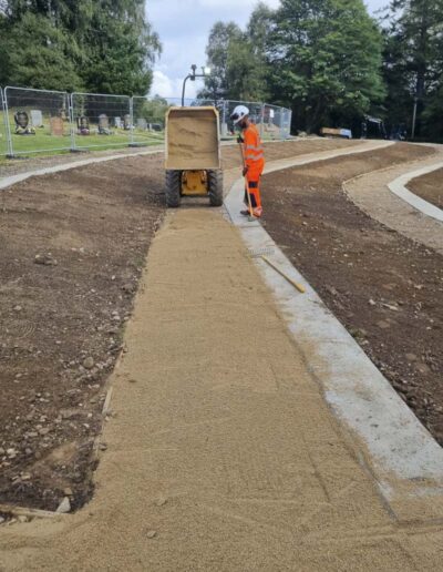 Blarour Cemetery Extension Groundworks