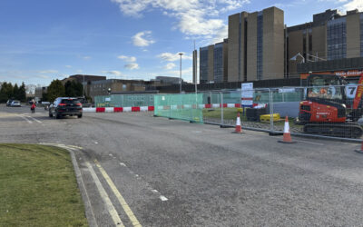 Raigmore Hospital Inverness Entrance Works