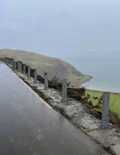 B8007 VRS Replacement Near Viewpoint Ardnamurchan