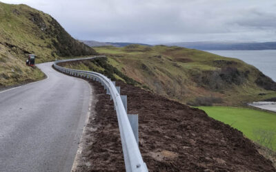 B8007 VRS Replacement Near Viewpoint Ardnamurchan