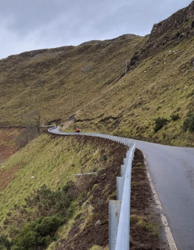 B8007 VRS Replacement Near Viewpoint Ardnamurchan