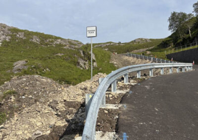 Inchlaggan VRS Barrier Installation
