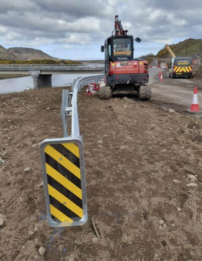 Naver Bridge Site Clearance and Vehicle Restraint System Installation