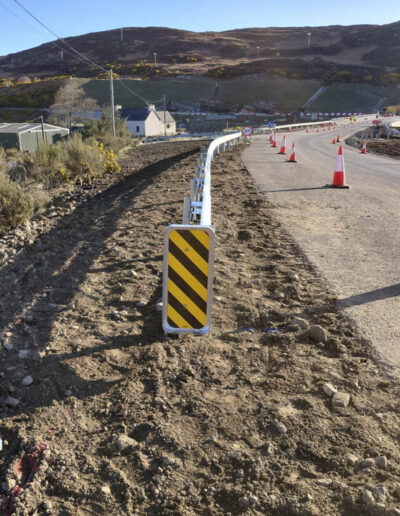 Naver Bridge Site Clearance and Vehicle Restraint System Installation